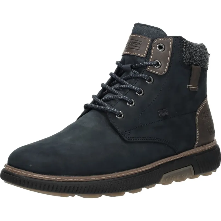 Rieker veterboot blauw, foto 5