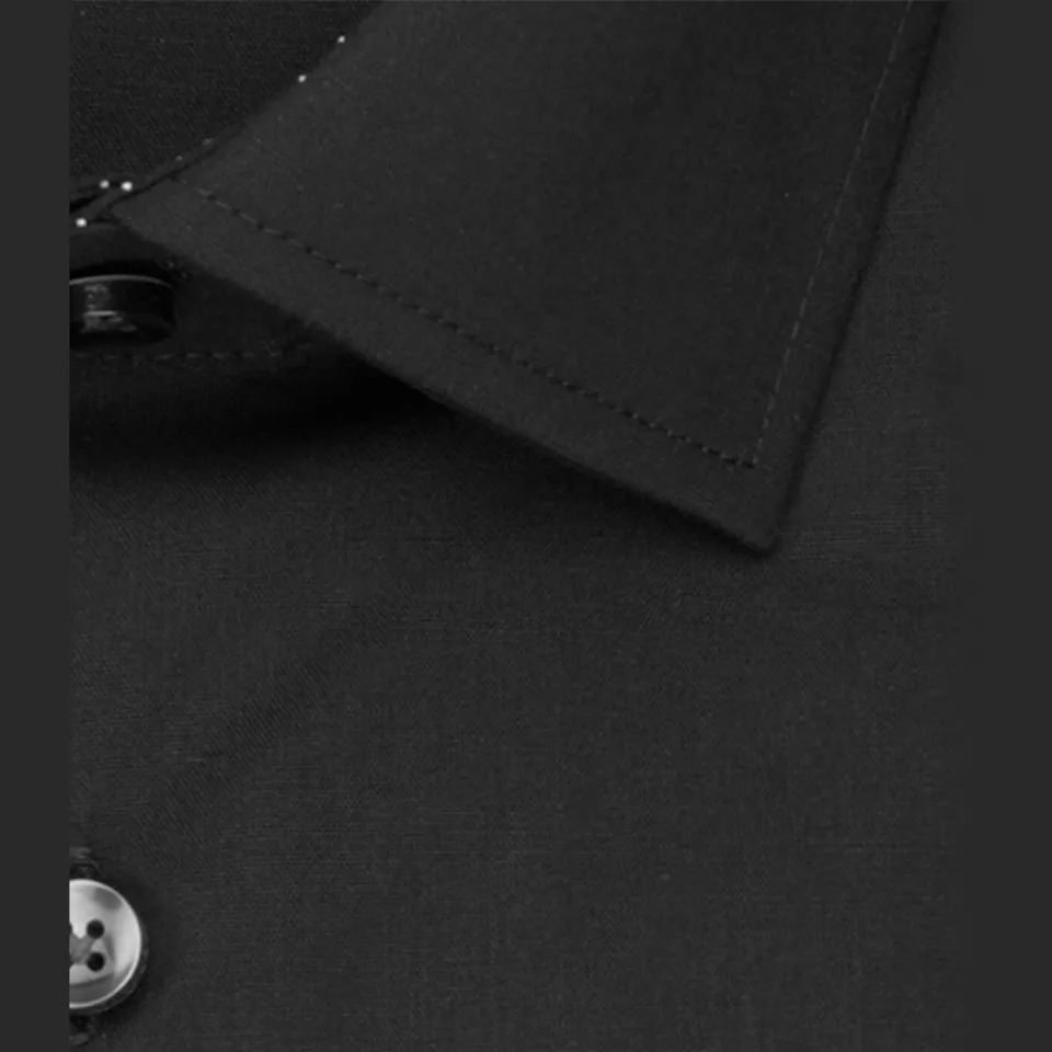 Seidensticker slim fit overhemd zwart, foto 6