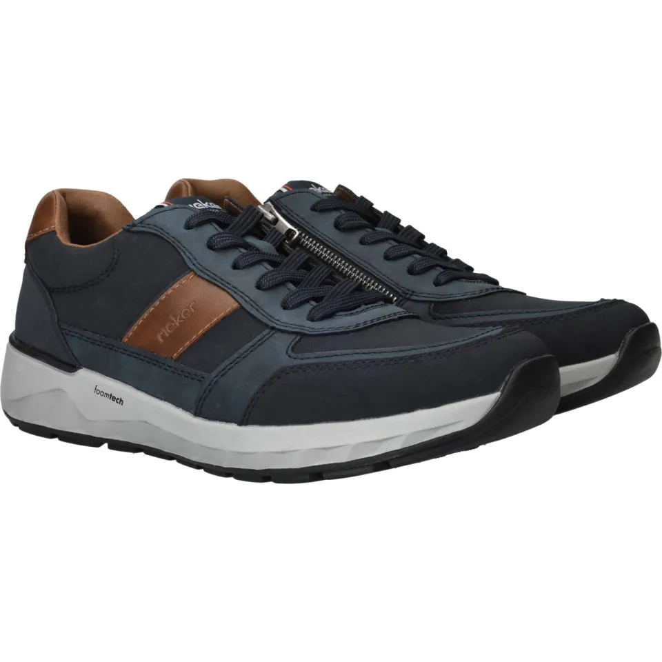 Rieker Sneakers zwart met roze details, foto 3