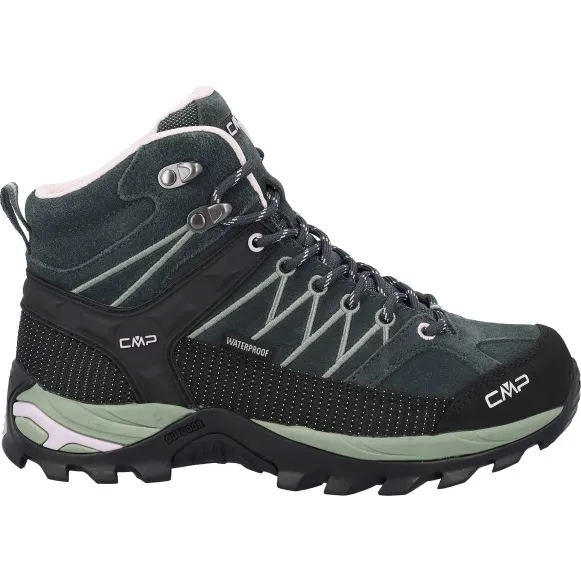 CMP Rigel Mid wandelschoenen donkergroen Zwart