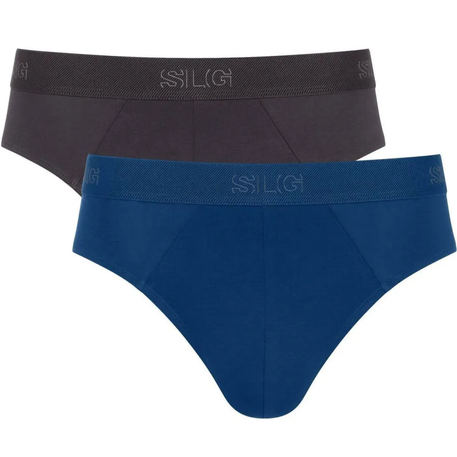 Sloggi SLG Base slip (set van 2) donkerblauw/zwart, foto 3