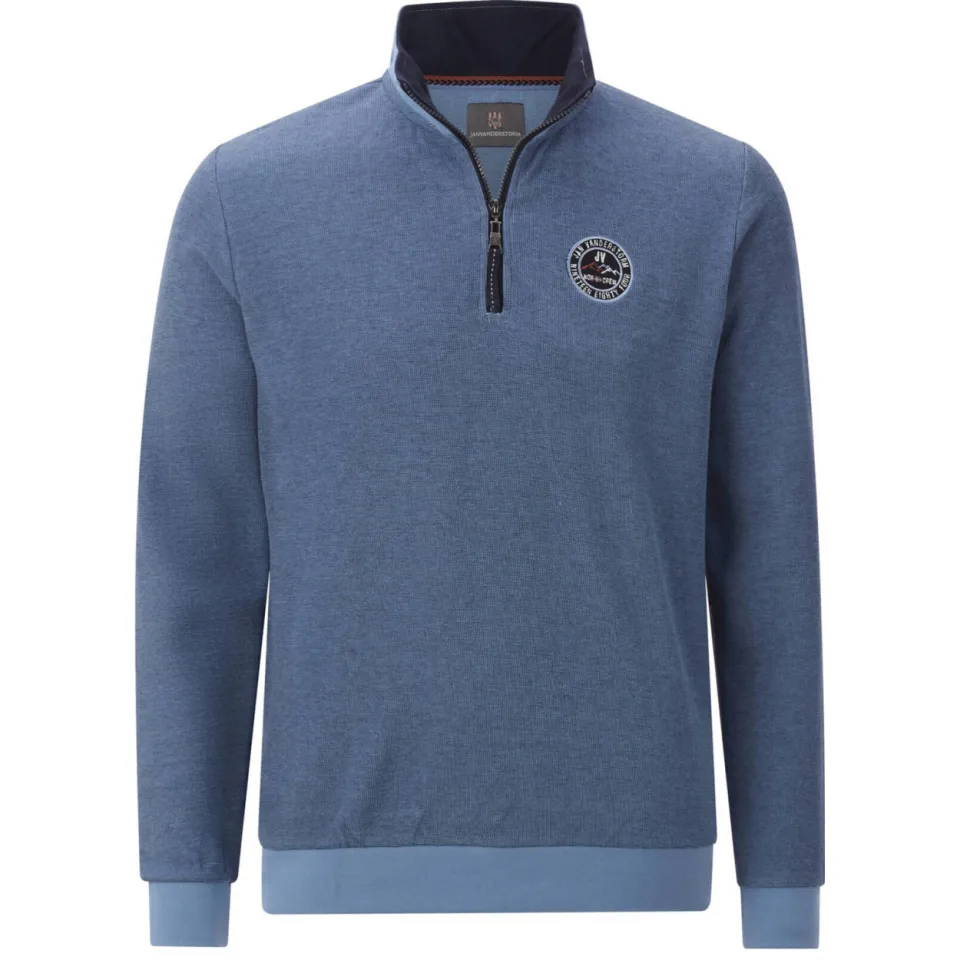 Jan Vanderstorm sweater MARKWARD Plus blauw, foto 2