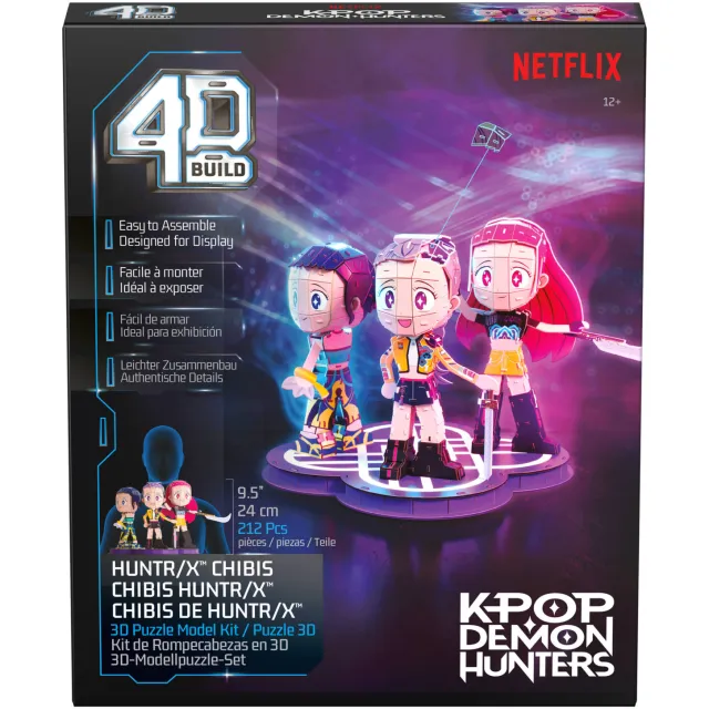 Puzz4D Brand KPop Demon Hunters - Huntrix Chibi Set