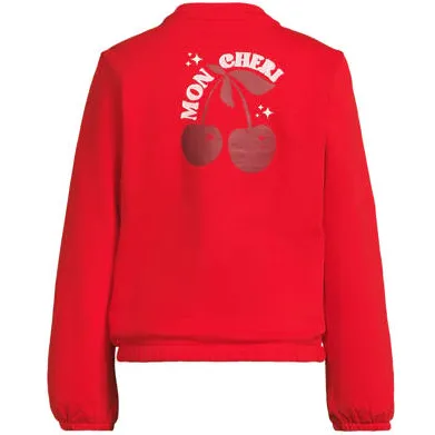 Orange Stars sweater met backprint - rood, foto 4