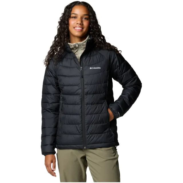 Columbia Donsjas Columbia Powder Lite II Full Zip Jacket Zwart