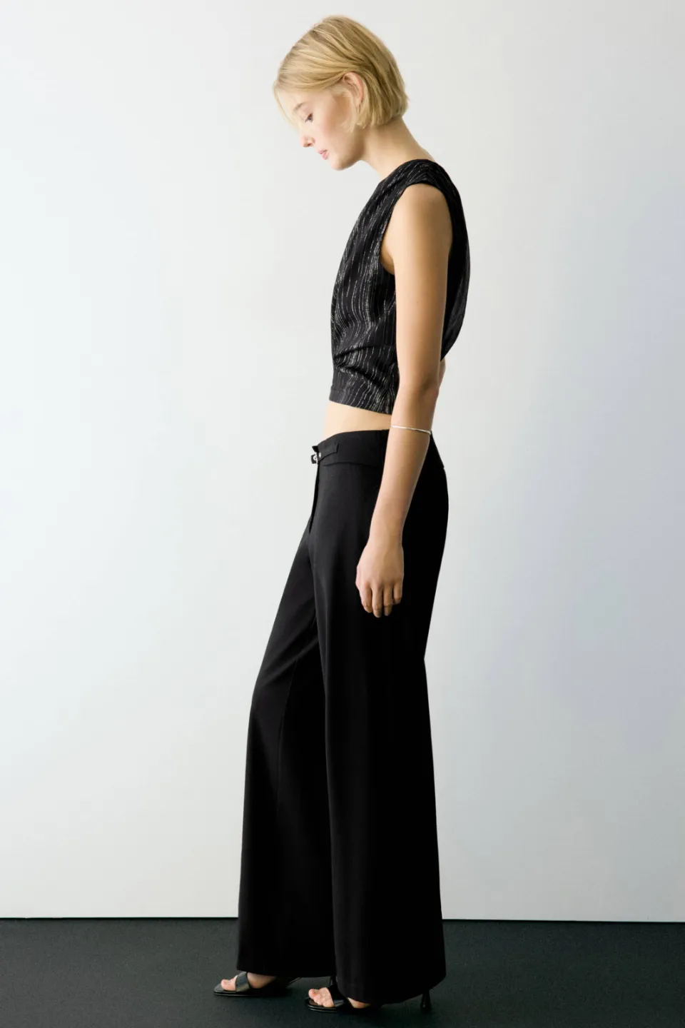 Mango TEEN broek zwart, foto 5