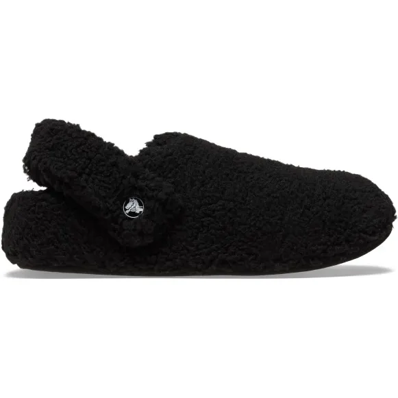 Crocs Classic Cozzzy pantoffel zwart