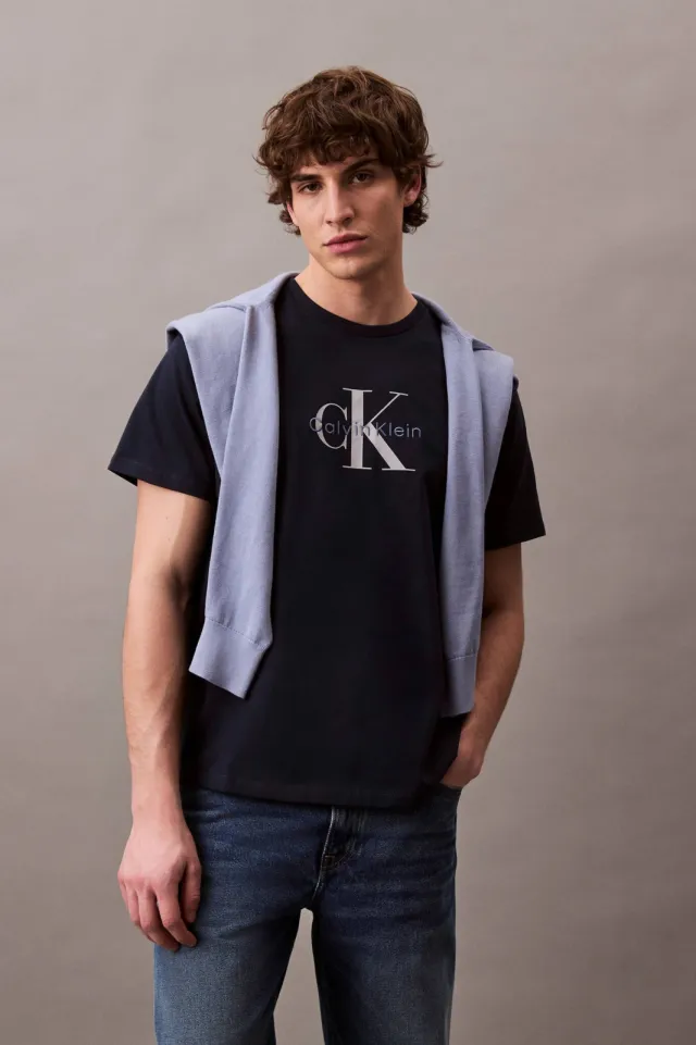 Calvin Klein JEANS oversized T-shirt donkerblauw Dark Sapphire