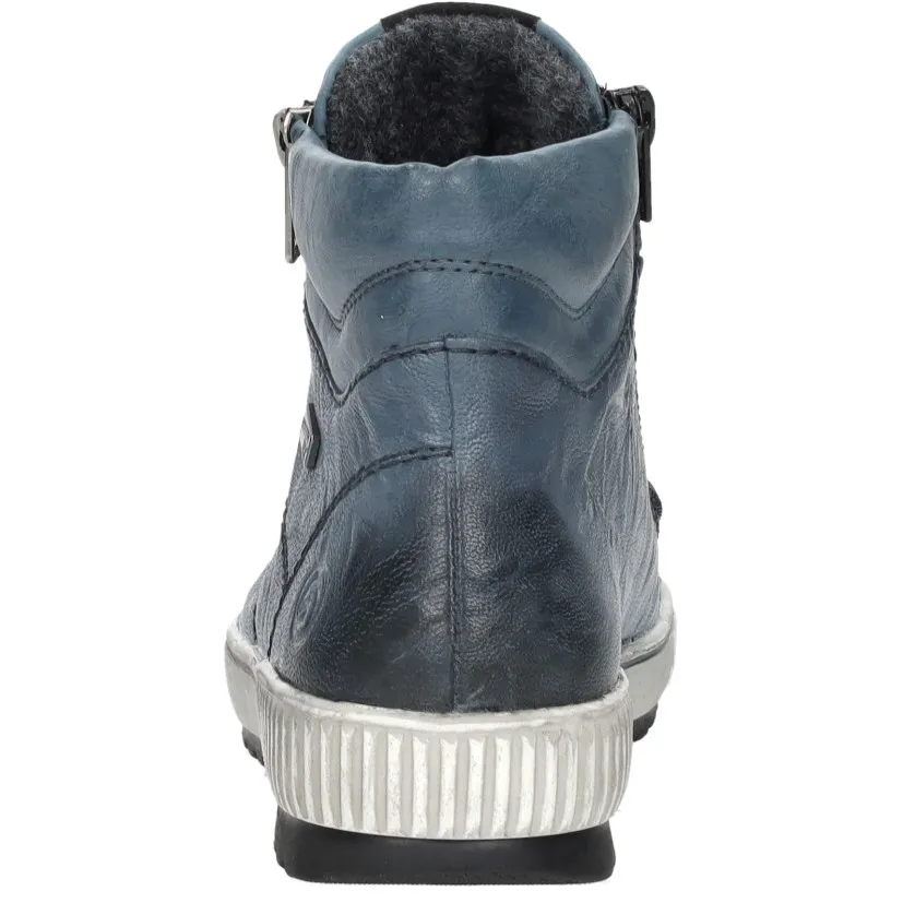 Remonte hoge veterschoen blauw, foto 6