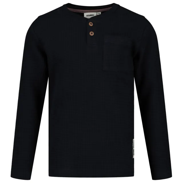 Sturdy Rock the Earth longsleeve donkerblauw, foto 2