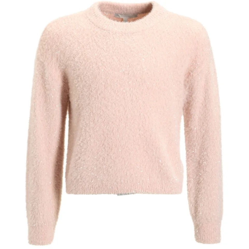 Coolcat gebreide trui Fleur roze / zilver, foto 2