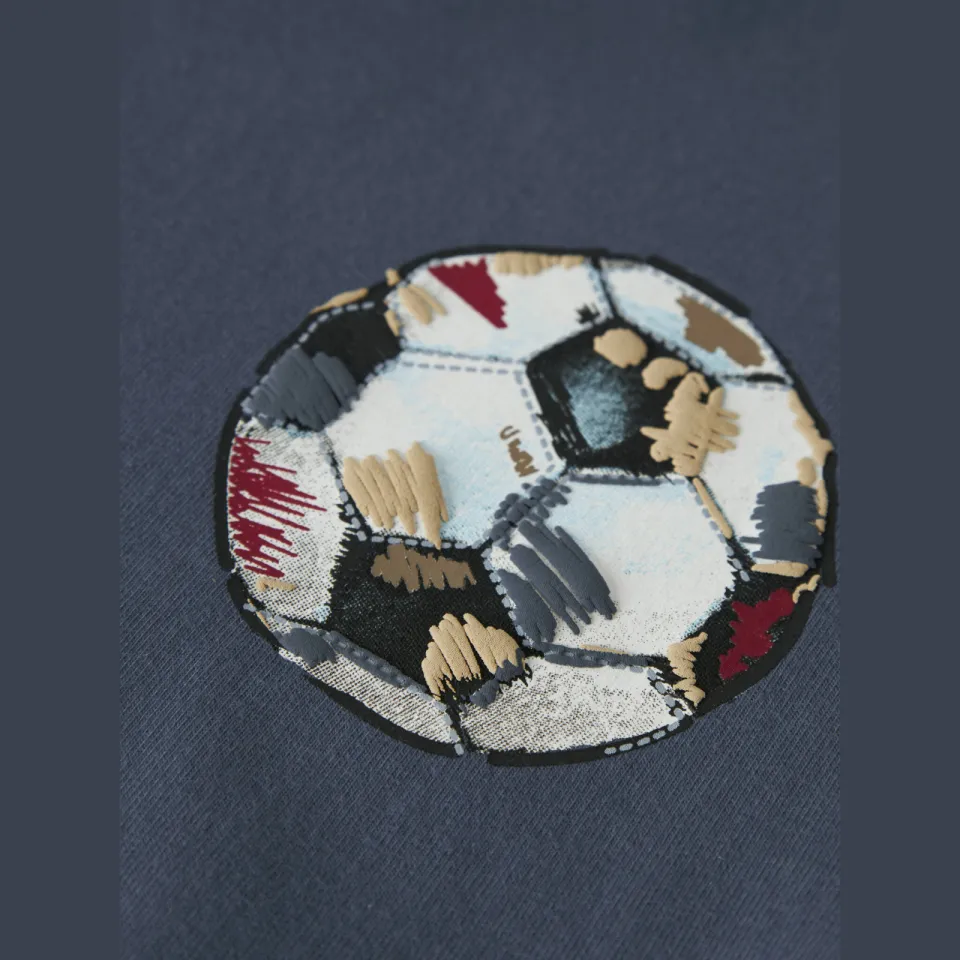 NAME IT MINI sweater met print - donkerblauw, foto 3