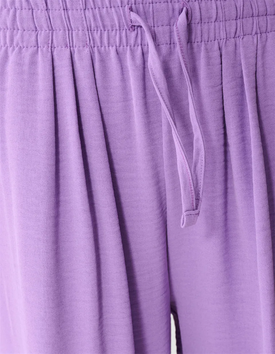 Shoeby high waist casual broek paars met textuur, foto 8