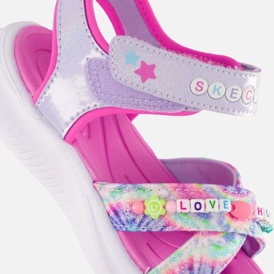 Skechers Jumpsters Tie Dye sandaal paars, foto 6
