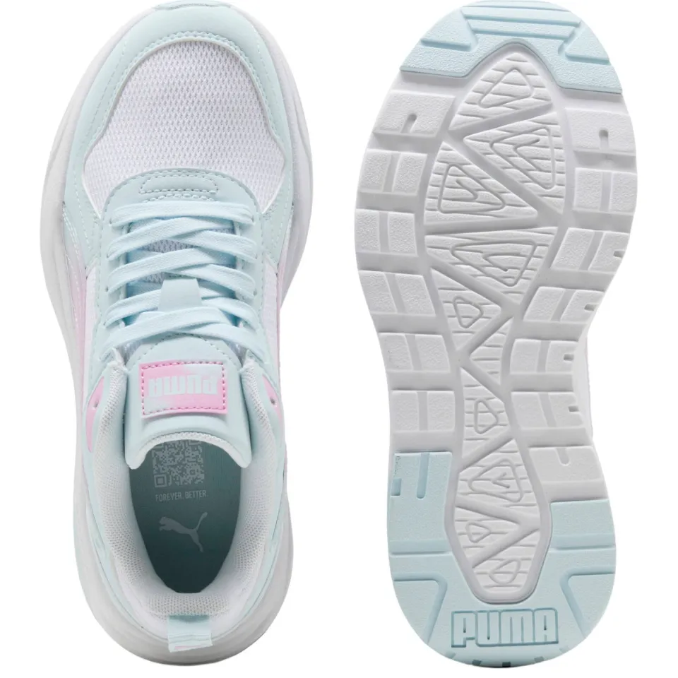 Puma Trinity mesh sneakers - wit/aqua, foto 6
