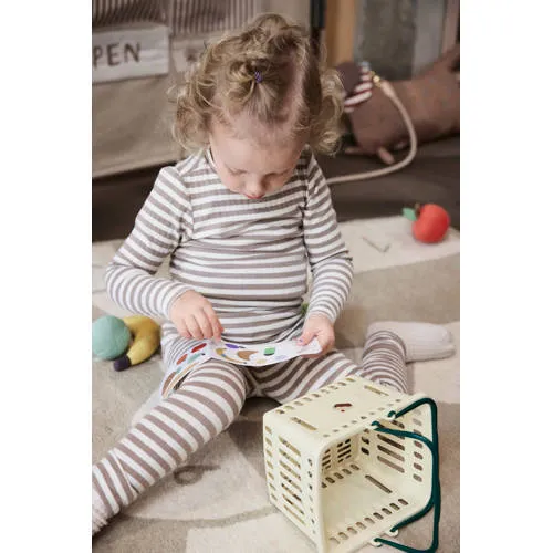 OYOY Mini boodschappen mandje Yummy beige, foto 3