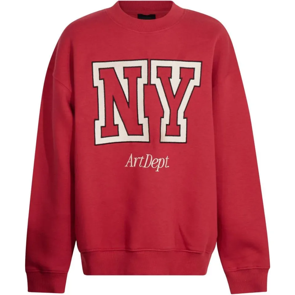 Shoeby oversized sweater met tekst - rood, foto 2