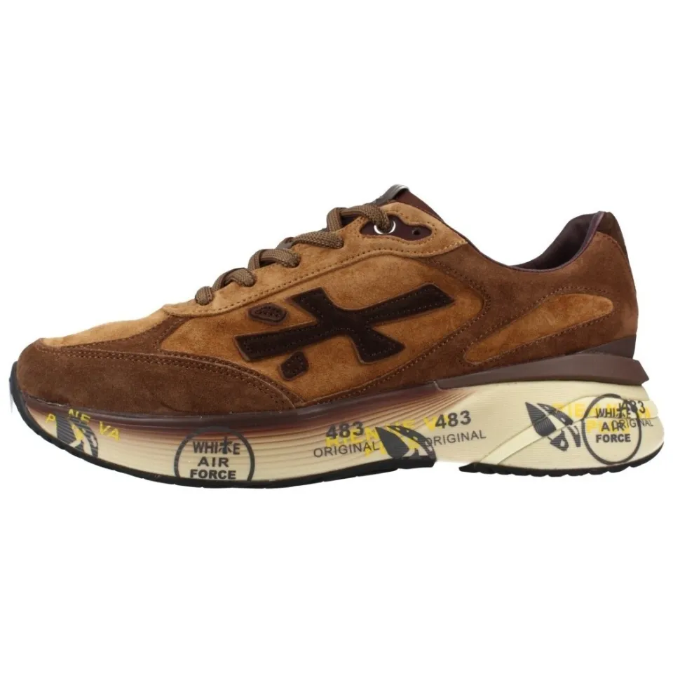 Premiata Moerun sneakers bruin, foto 2
