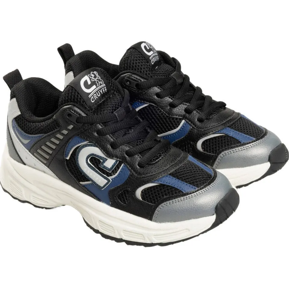 Cruyff sneakers - zwart/zilver/donkerblauw, foto 3
