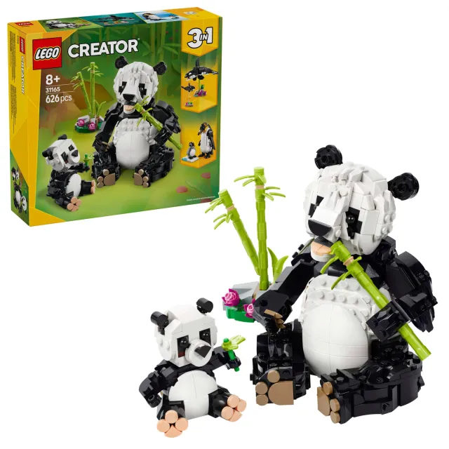 Lego Creator 3in1 Wilde dieren: pandafamilie speelset 31165