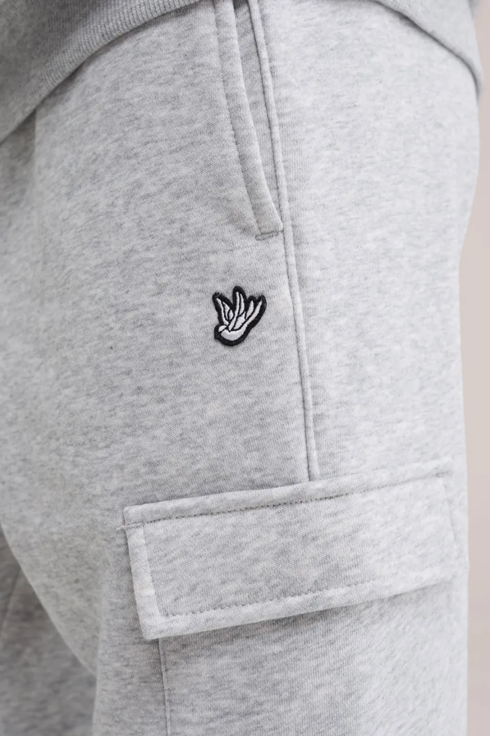 WE Fashion sweat cargobroek grijs, foto 5