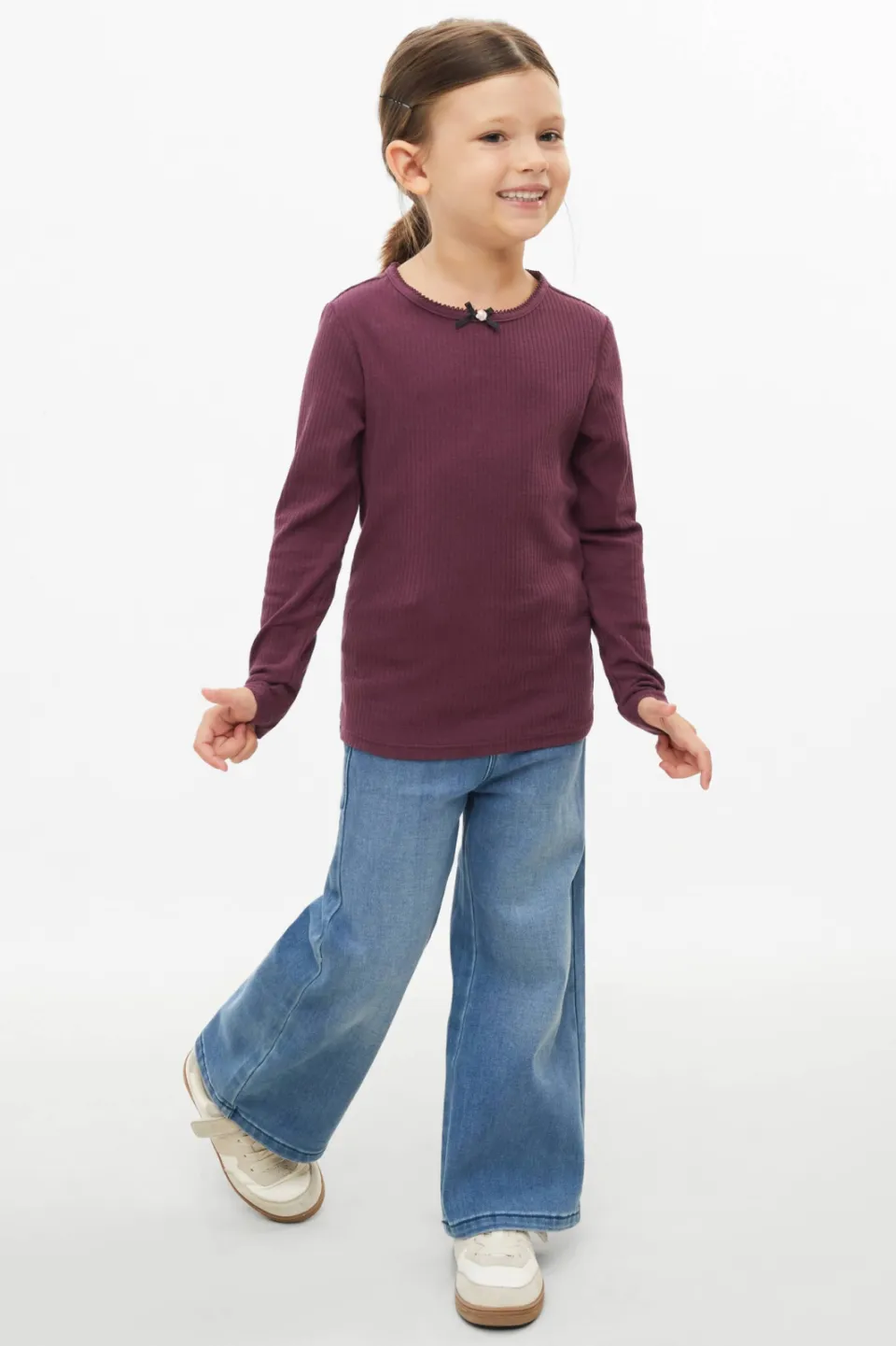 s.Oliver longsleeve donkerrood, foto 5