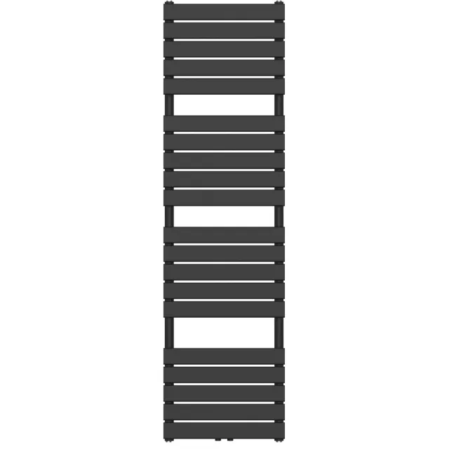 Boss & Wessing Handdoekradiator BWS Ress Middenaansluiting 180x50 cm Zwart