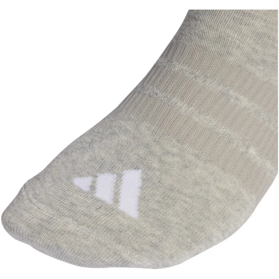 Adidas Thin&Light Essentials low cut sokken 3 pack zwart/wit/zand, foto 4