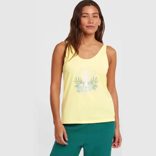 O'Neill Graphic tanktop lichtgeel
