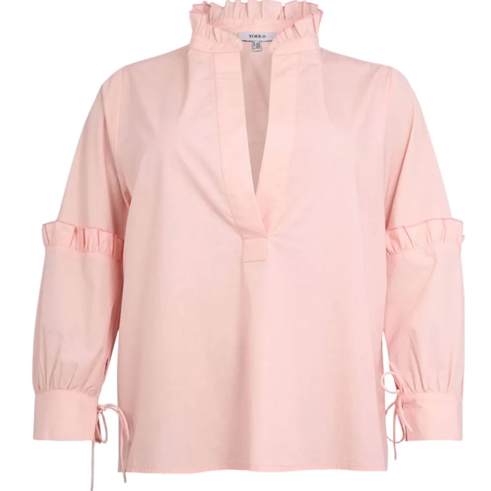 Yoek blouse lichtroze, foto 2