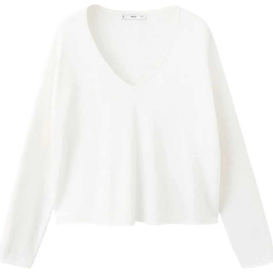 Mango TEEN pullover - wit, foto 3