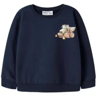 NAME IT MINI sweater met print - donkerblauw Trui Printopdruk