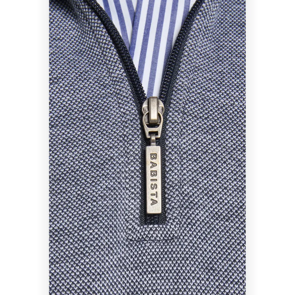 Babista regular fit gemêleerde trui Plus Size - donkerblauw, foto 5