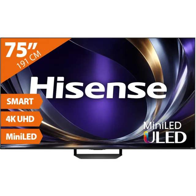 Hisense 75U79S PRO ULED MiniLED 4K tv zwart