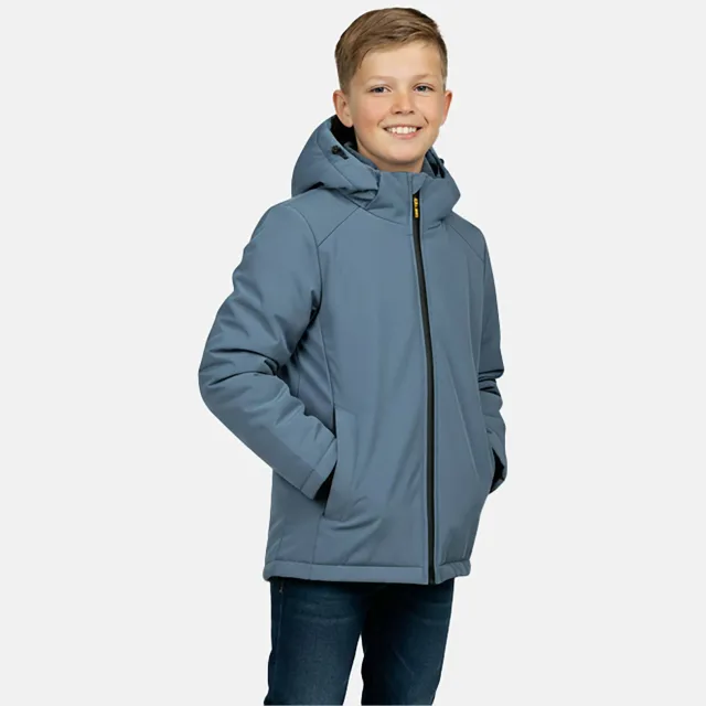 Cars winterjas grijsblauw