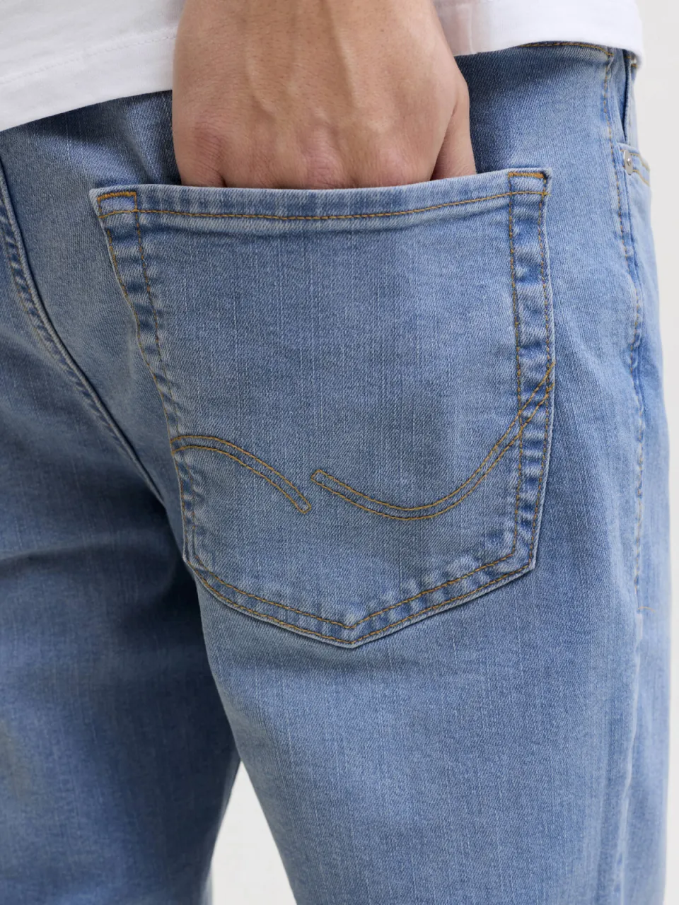 Jack & Jones JEANS INTELLIGENCE JJICLARK JJORIGINAL regular fit jeans blue denim, foto 4