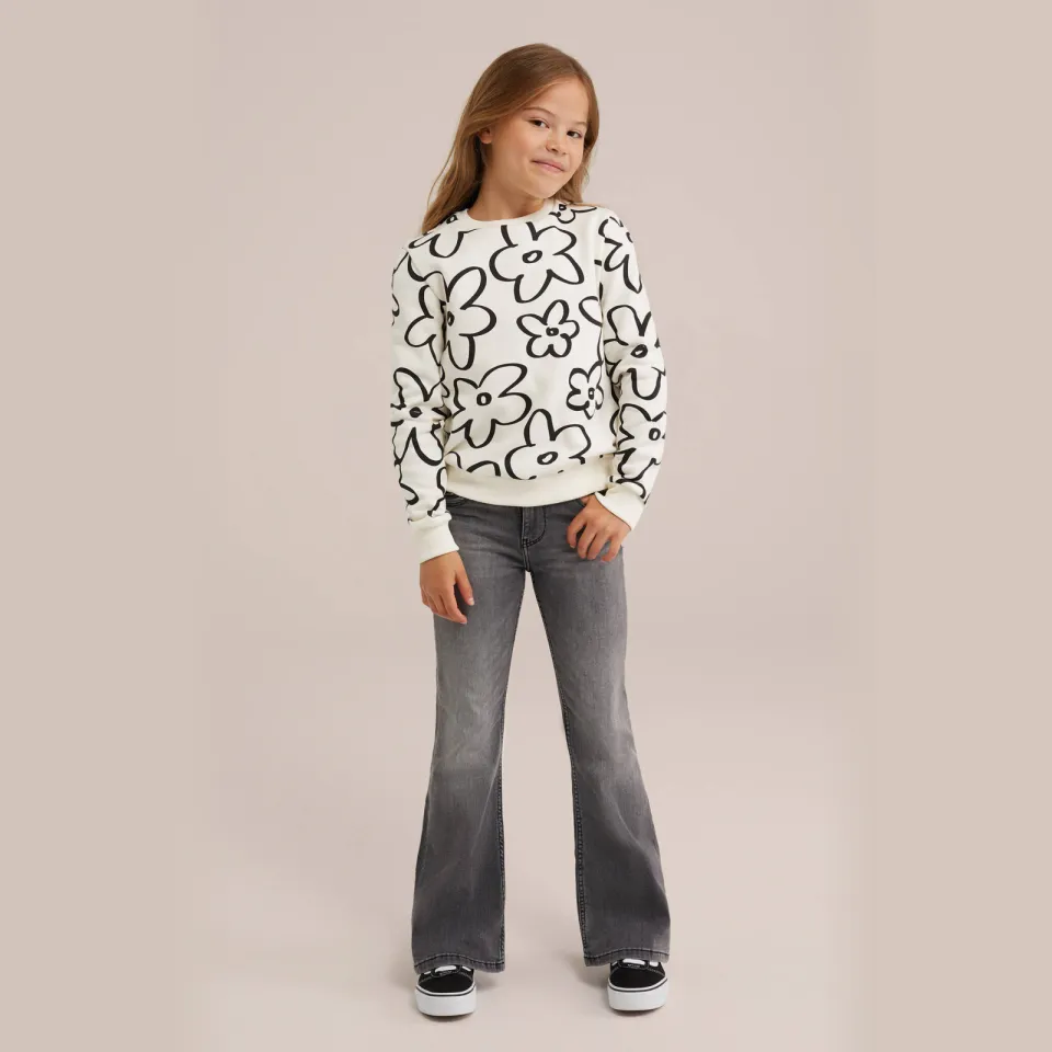 WE Fashion Blue Ridge flared jeans dark grey