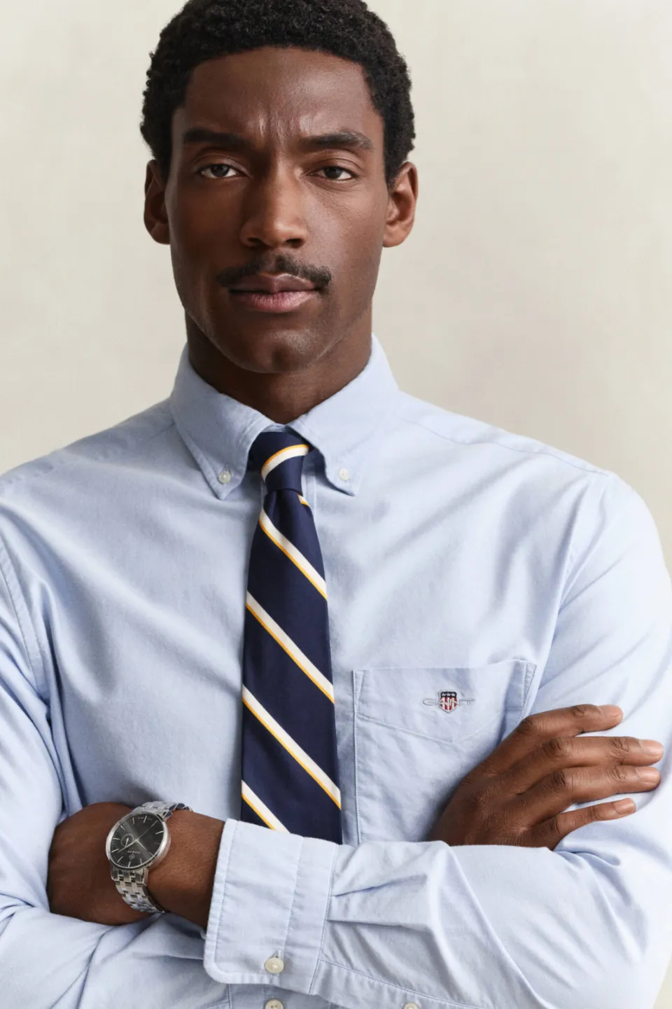 Gant regular fit oxford overhemd lichtblauw, foto 4