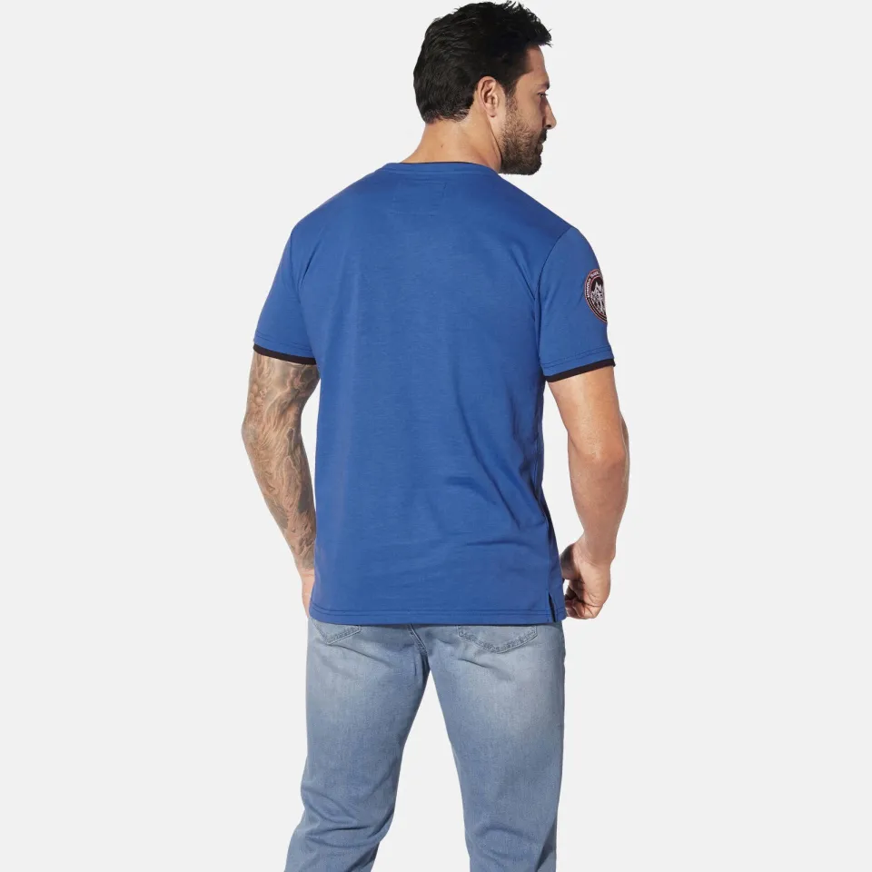 Jan Vanderstorm Sölve t-shirt koningsblauw, foto 3
