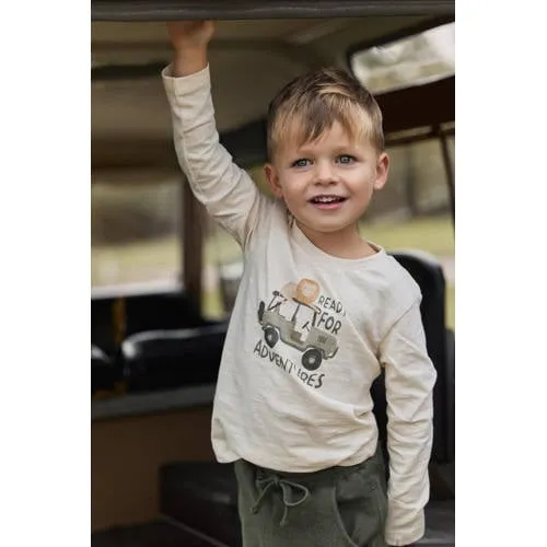 Little Dutch longsleeve met print beige, foto 5