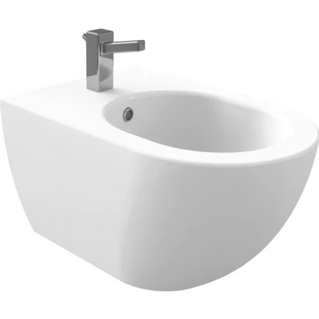 Boss & Wessing Bidet BWS Iegol Keramiek Glanzend Wit (Excl kraan)