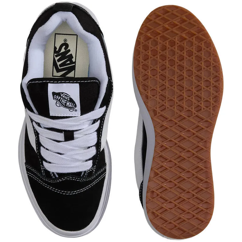 Vans Knu Skool Stacklite suède sneakers - zwart/wit, foto 3