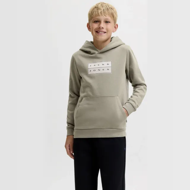 Jack & Jones JUNIOR hoodie - grijsgroen