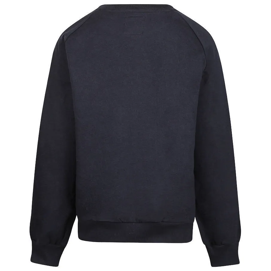 No Way Monday oversized sweater met tekst - blauw, foto 4