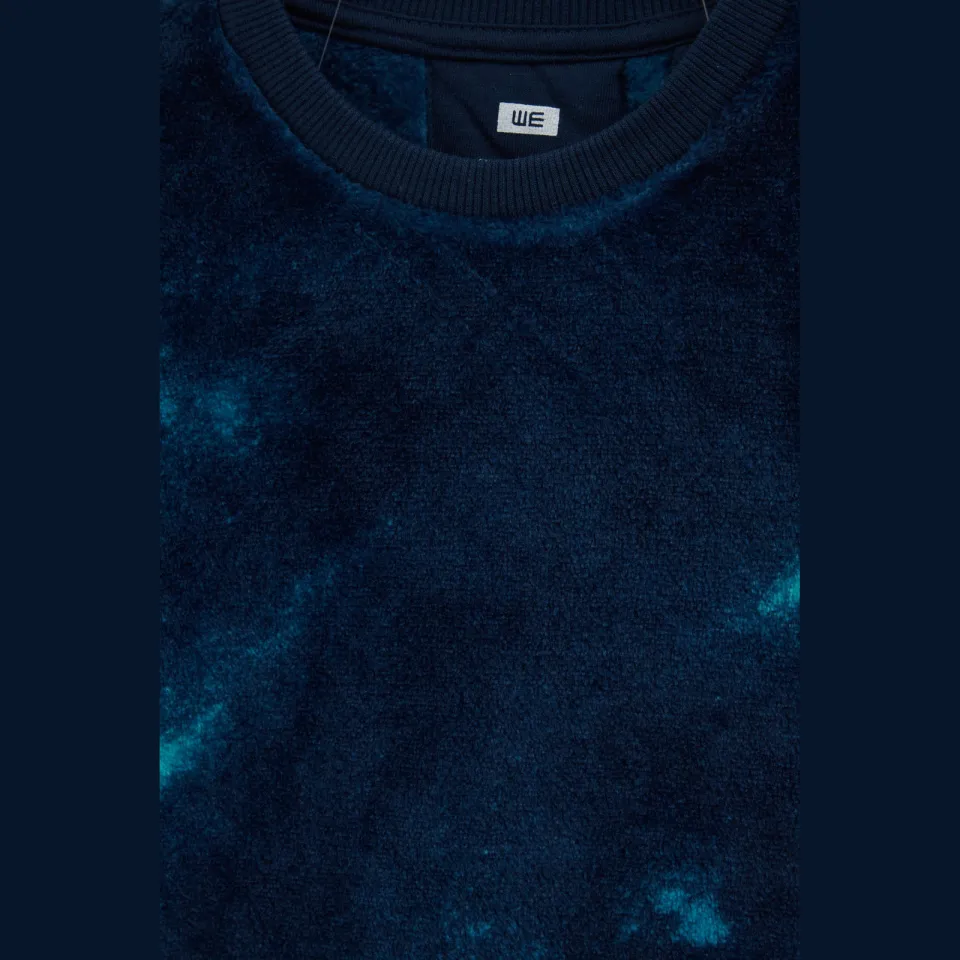 WE Fashion tie-dye pyjama donkerblauw/blauw, foto 5