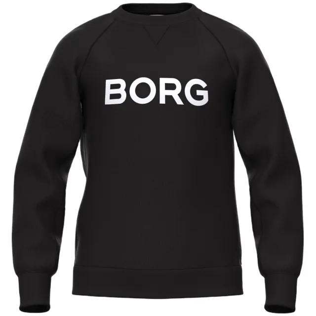 Björn Borg sweater met logo - zwart