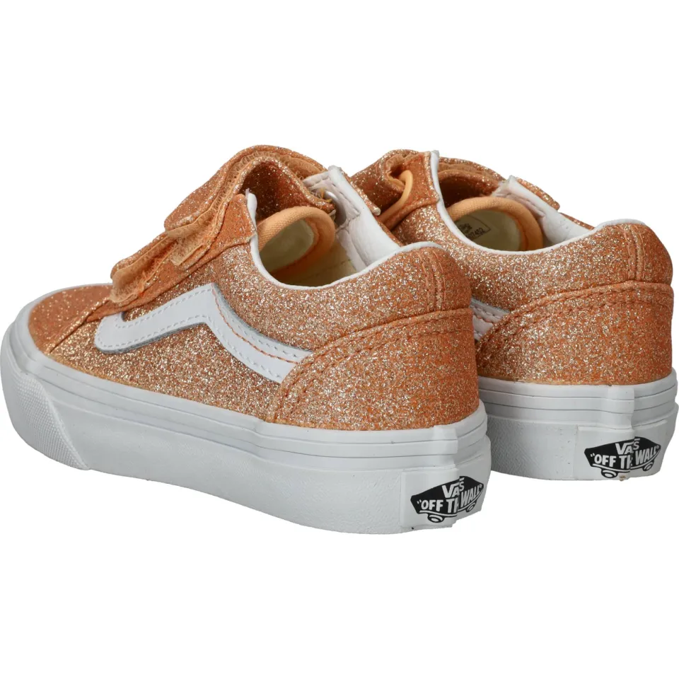 Vans Old Skool V glittersneaker roze, foto 4