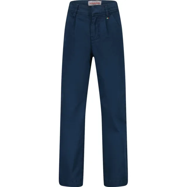 Vingino straight casual broek donkerblauw
