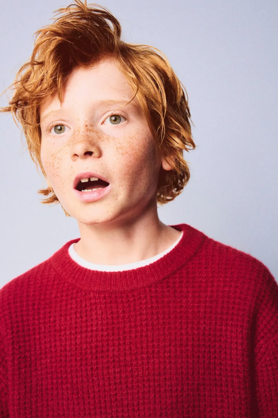 Mango Kids gebreide trui - rood, foto 4