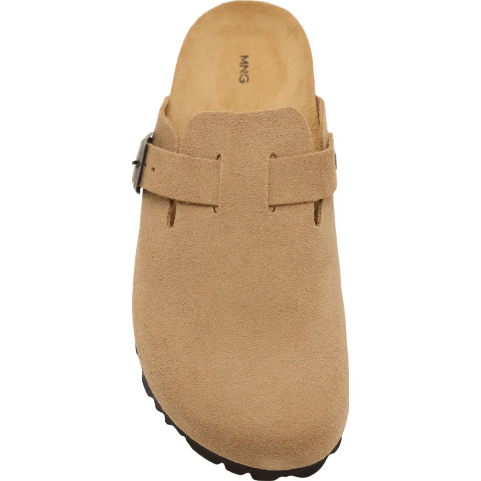 Mango Teen suède klompen beige, foto 2